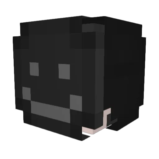 PaulMcWin Minecraft avatar head, 3D render