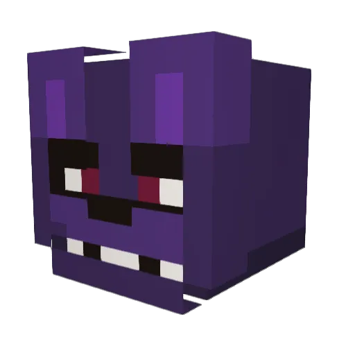 PaulS0204 Minecraft avatar head, 3D render