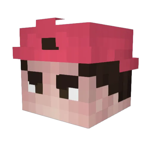 PaulSteve1515 Minecraft avatar head, 3D render