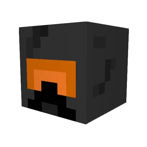 PaulTKing Minecraft avatar head, 3D render