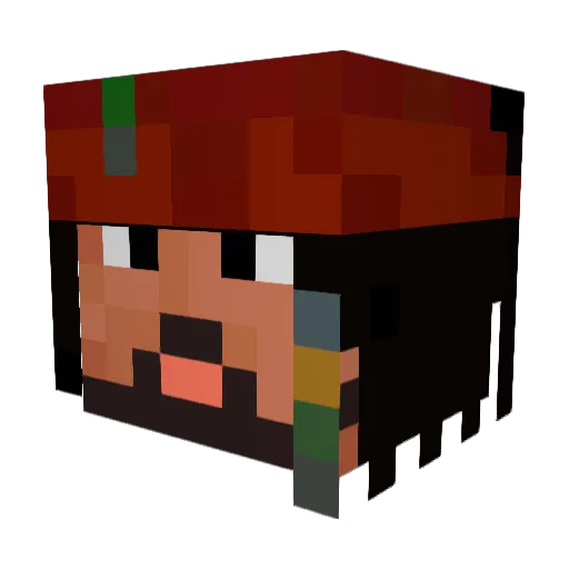 Paul_PL Minecraft avatar head, 3D render