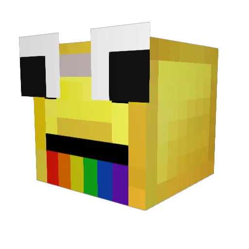 Paul_S2013 Minecraft avatar head, 3D render