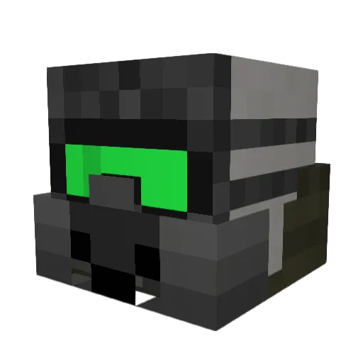 Paul_ka Minecraft avatar head, 3D render