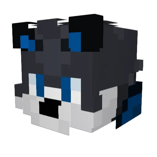 PaulanerPlayz Minecraft avatar head, 3D render