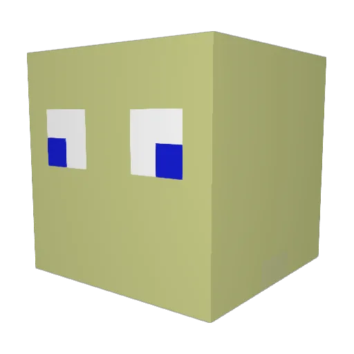 Pauli007 Minecraft avatar head, 3D render