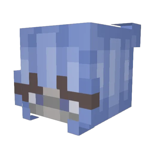 Pauliinnaa Minecraft avatar head, 3D render