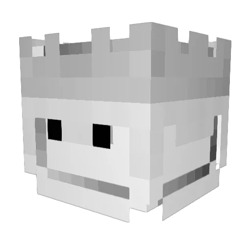 PaulinaMK Minecraft avatar head, 3D render