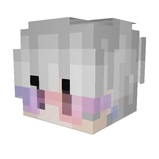 Paulinho1307 Minecraft avatar head, 3D render