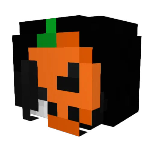 PaulixXia Minecraft avatar head, 3D render