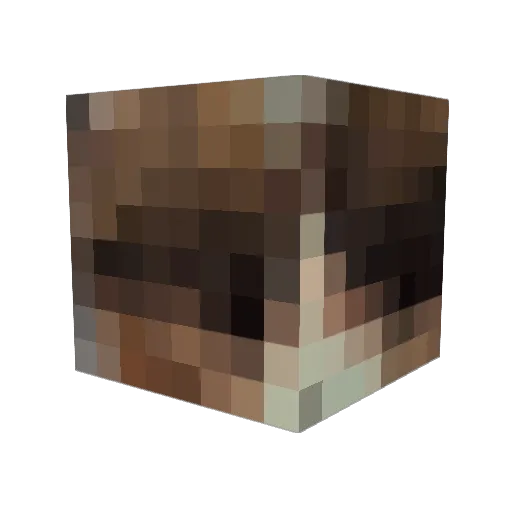 Paulogg29 Minecraft avatar head, 3D render