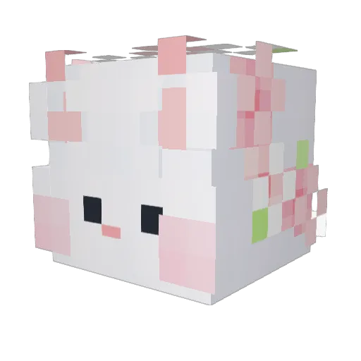 Paulovski22 Minecraft avatar head, 3D render