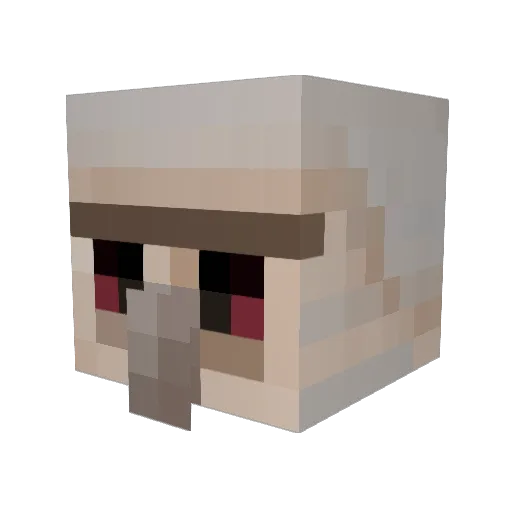 PaulxT Minecraft avatar head, 3D render
