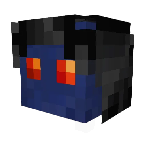 PaulyyyGHG Minecraft avatar head, 3D render