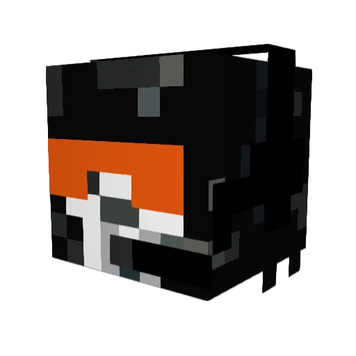 Pauste Minecraft avatar head, 3D render