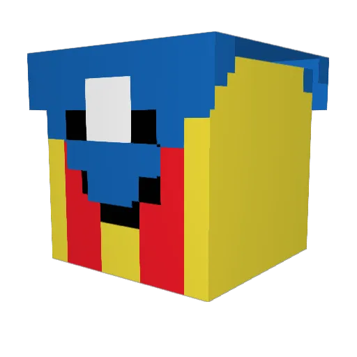 Pauuuuu33 Minecraft avatar head, 3D render