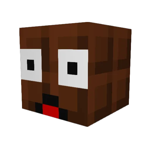 Pavel0105 Minecraft avatar head, 3D render