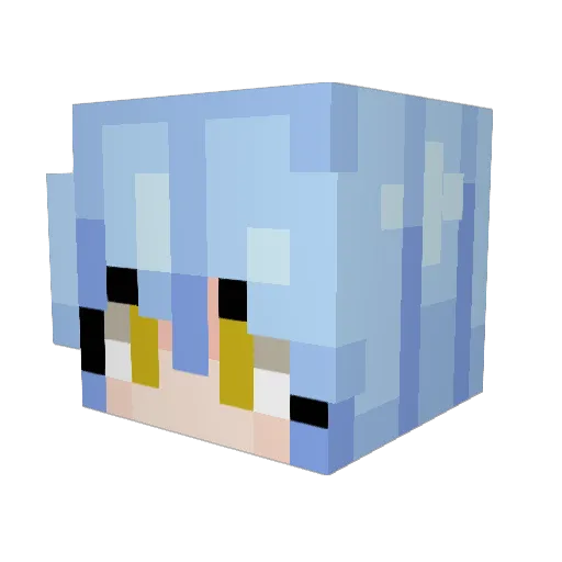 Pavelcuber3411 Minecraft avatar head, 3D render