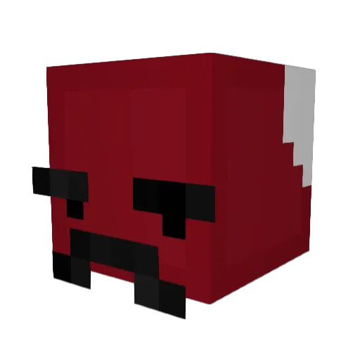 Pavenosser Minecraft avatar head, 3D render