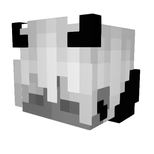 Pavesi_ Minecraft avatar head, 3D render