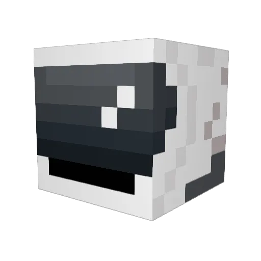 PavlovPL Minecraft avatar head, 3D render