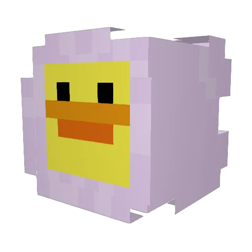 PawPaya_Layzr Minecraft avatar head, 3D render