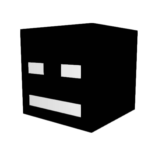 Pawelxc Minecraft avatar head, 3D render