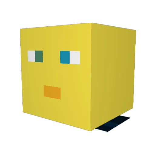 PaxMaxtheGreat Minecraft avatar head, 3D render