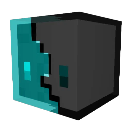 Paxonsol Minecraft avatar head, 3D render