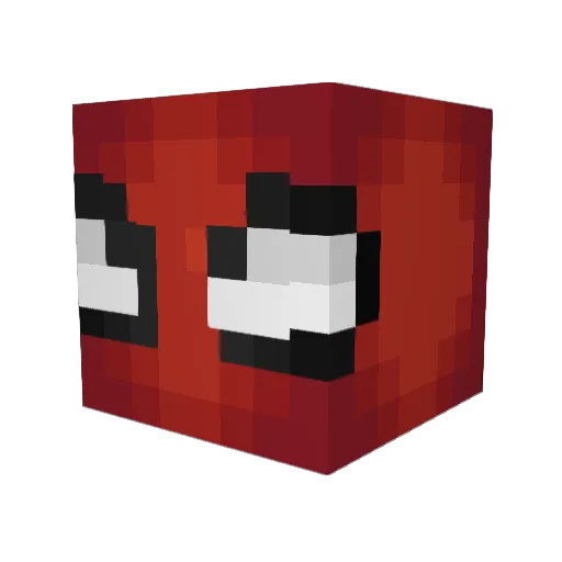 Paxooon Minecraft avatar head, 3D render