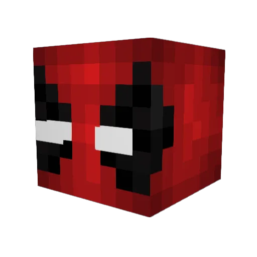 Paxton52 Minecraft avatar head, 3D render