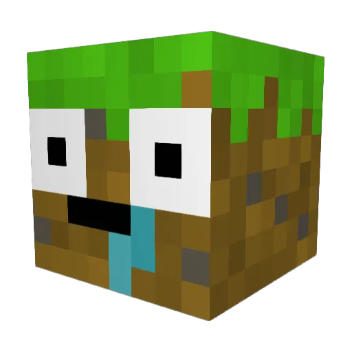 Paxx_06 Minecraft avatar head, 3D render