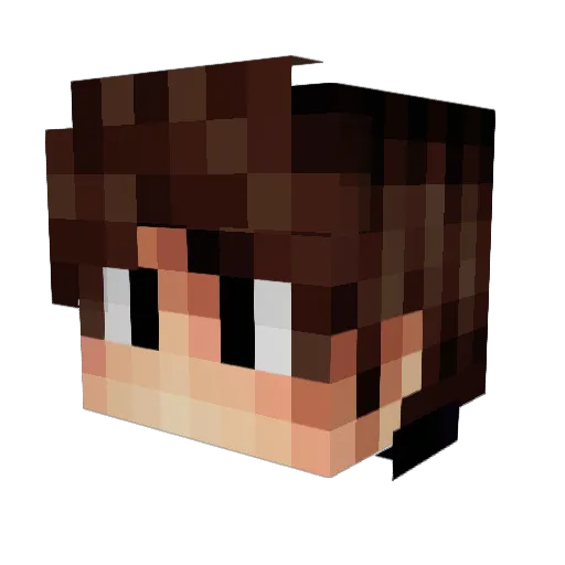 Paxxerello02 Minecraft avatar head, 3D render