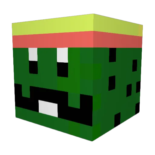 Pay4meRN Minecraft avatar head, 3D render