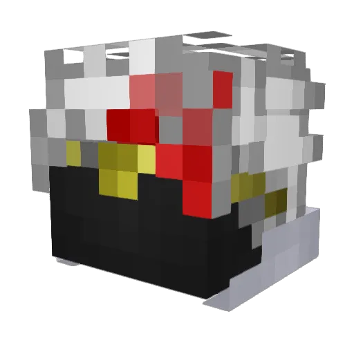 PayBackPvP Minecraft avatar head, 3D render