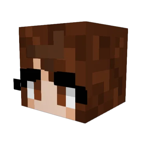 PayToWin67 Minecraft avatar head, 3D render