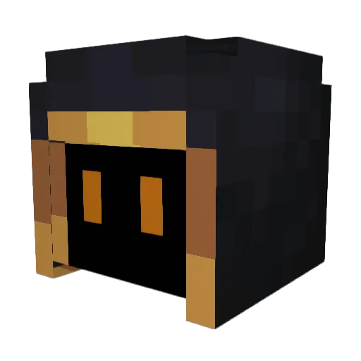 PaybackBlank Minecraft avatar head, 3D render
