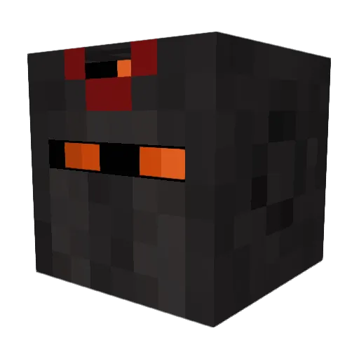 Paybackmad Minecraft avatar head, 3D render