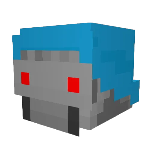 Payexic Minecraft avatar head, 3D render