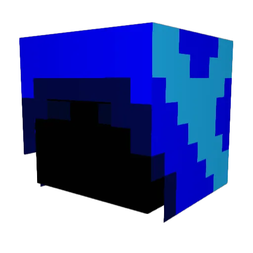 Paykib Minecraft avatar head, 3D render
