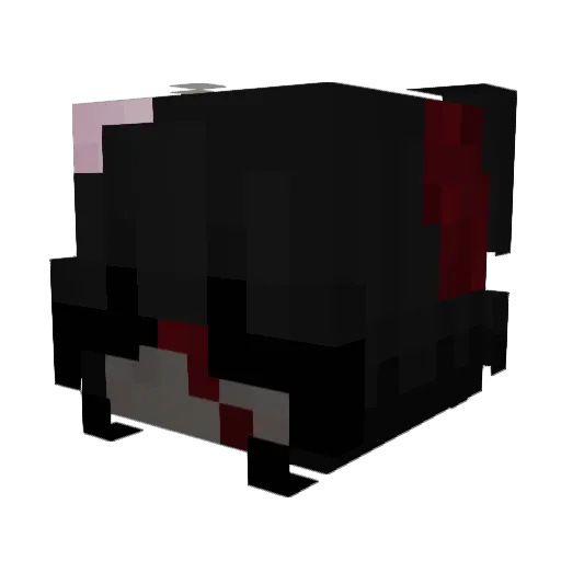 Payneful Minecraft avatar head, 3D render