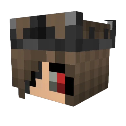 Payner21 Minecraft avatar head, 3D render
