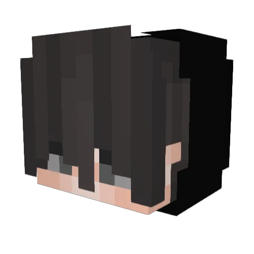 Payocarlos Minecraft avatar head, 3D render