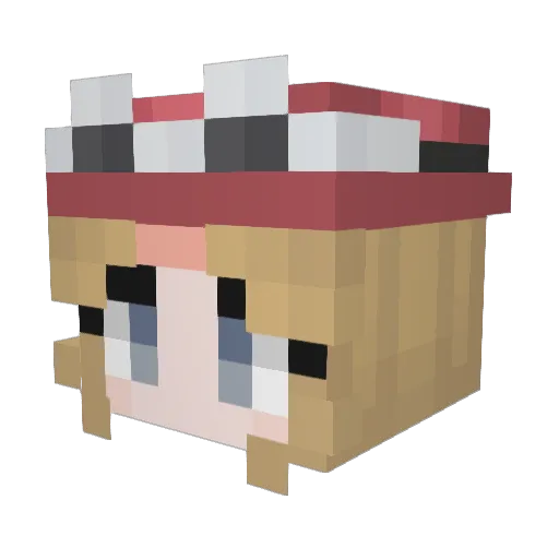 PaysonPlaysyt Minecraft avatar head, 3D render