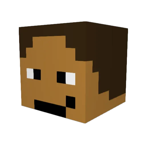 Payten88 Minecraft avatar head, 3D render