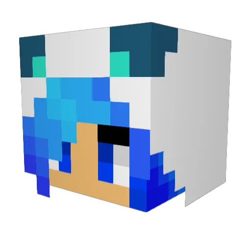 Paytonrenae123 Minecraft avatar head, 3D render