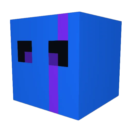 Payzoh Minecraft avatar head, 3D render