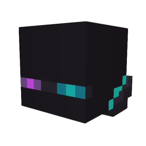 Pazba Minecraft avatar head, 3D render