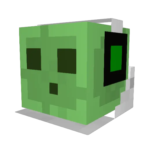 Pboyyyz Minecraft avatar head, 3D render