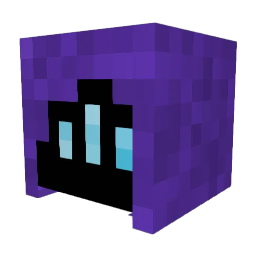 PbzS Minecraft avatar head, 3D render