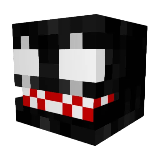Pc2Games Minecraft avatar head, 3D render